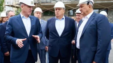 Губернатор осмотрел школу, набережную и дороги окружной столицы 5 Губернатор осмотрел школу, набережную и дороги окружной столицы